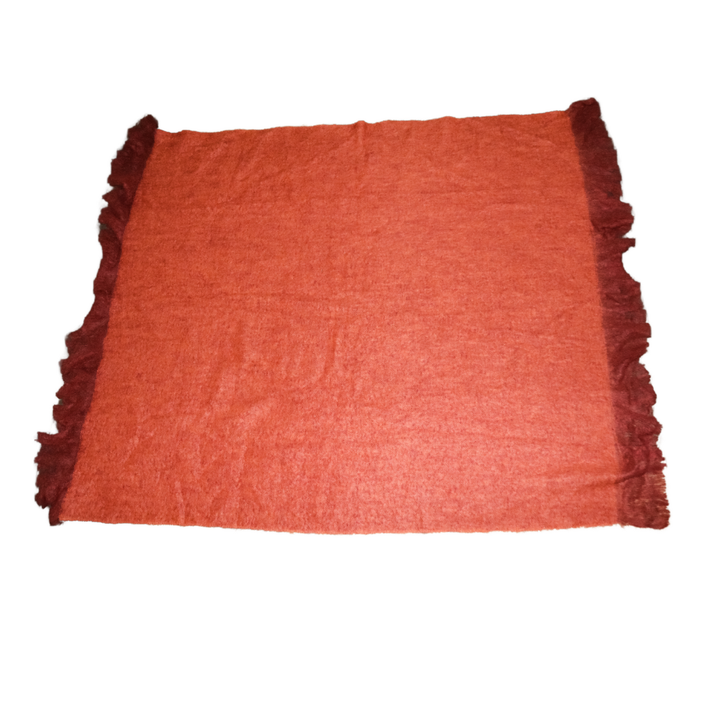 Tango Rust Mohair Blanket