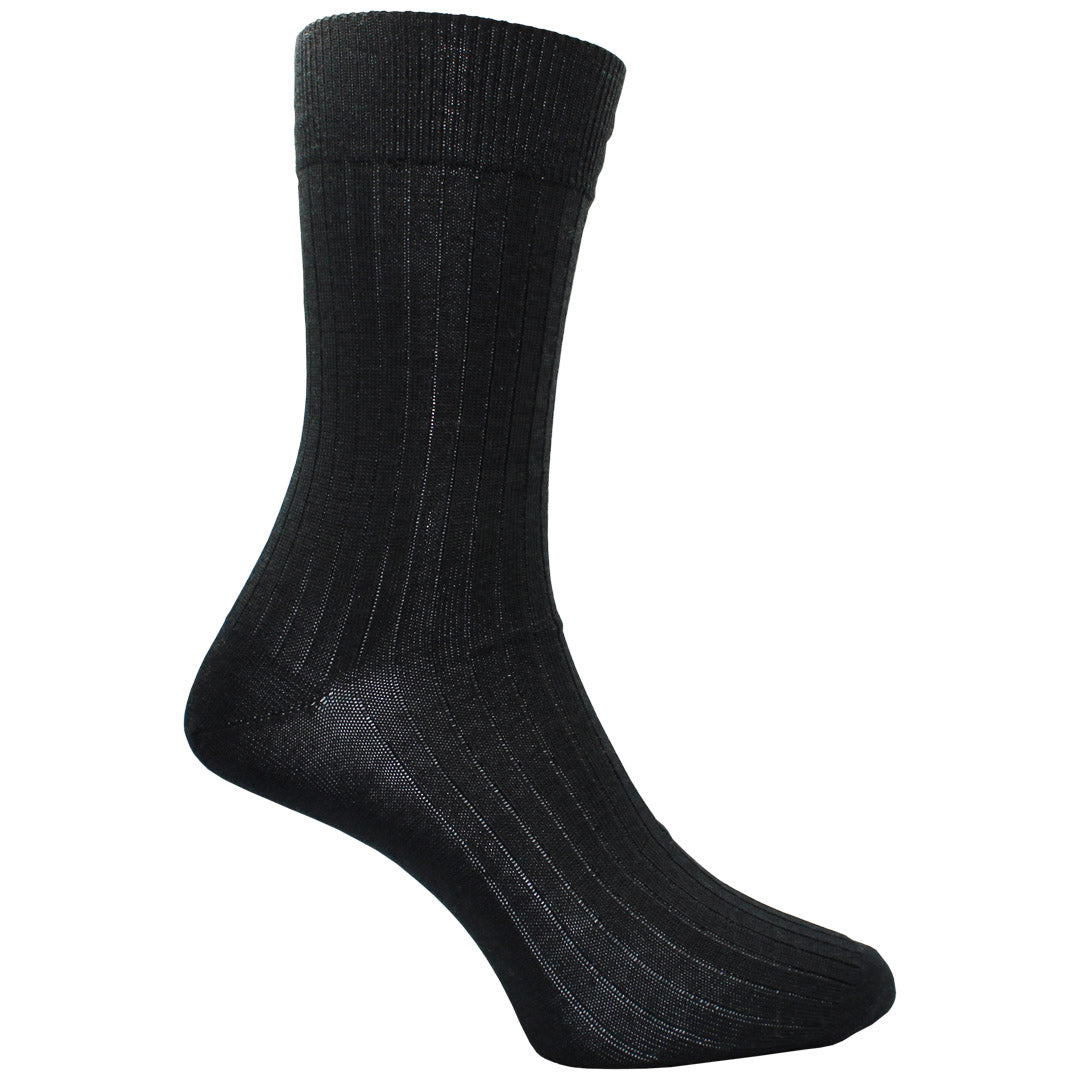Formal Mohair Socks, Urban Rib