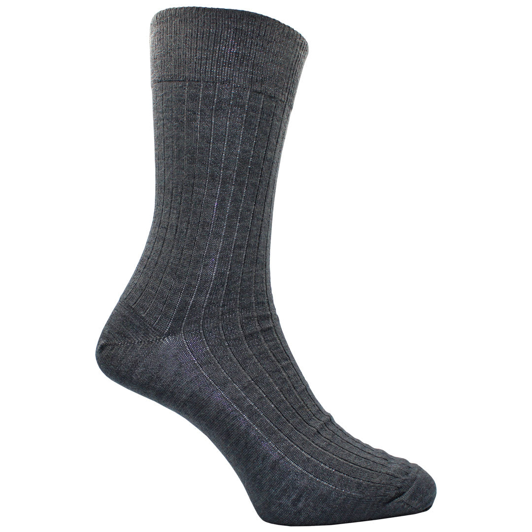 Formal Mohair Socks, Urban Rib