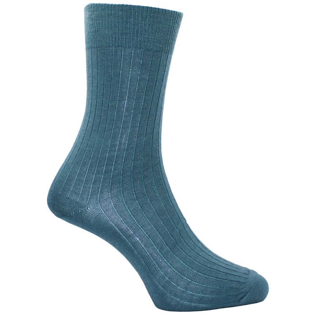 Formal Mohair Socks, Urban Rib