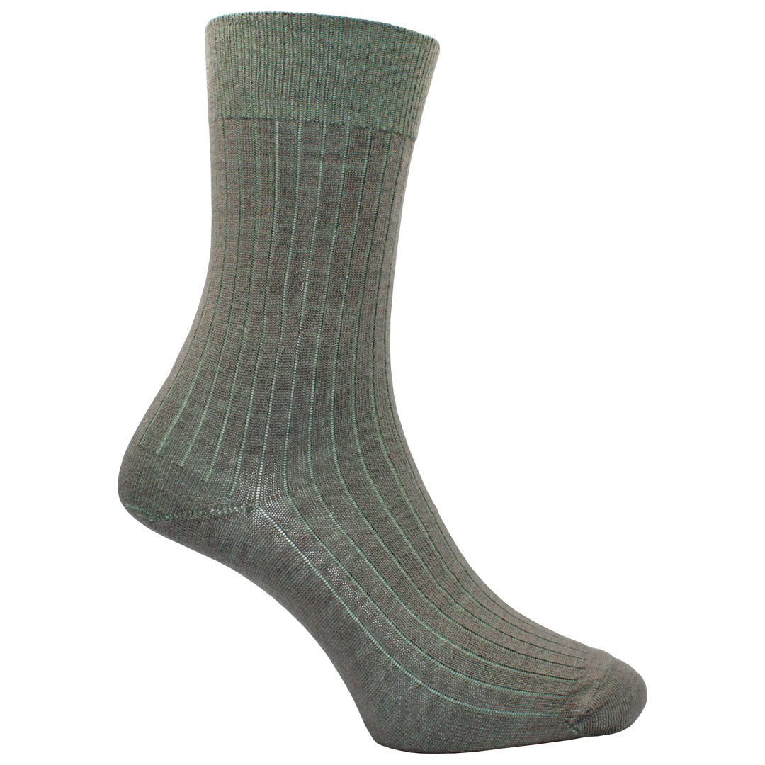 Formal Mohair Socks, Urban Rib