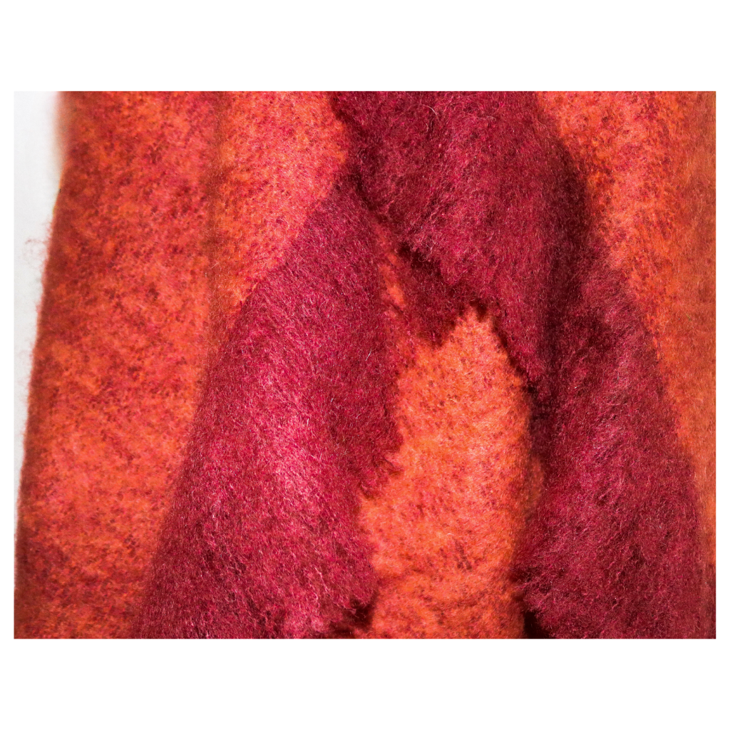 Tango Rust Mohair Blanket