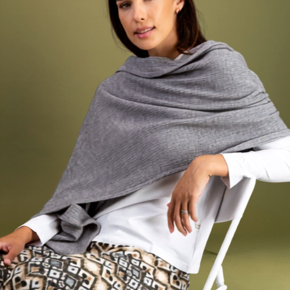 Assorted Blanket Stitch Shawl
