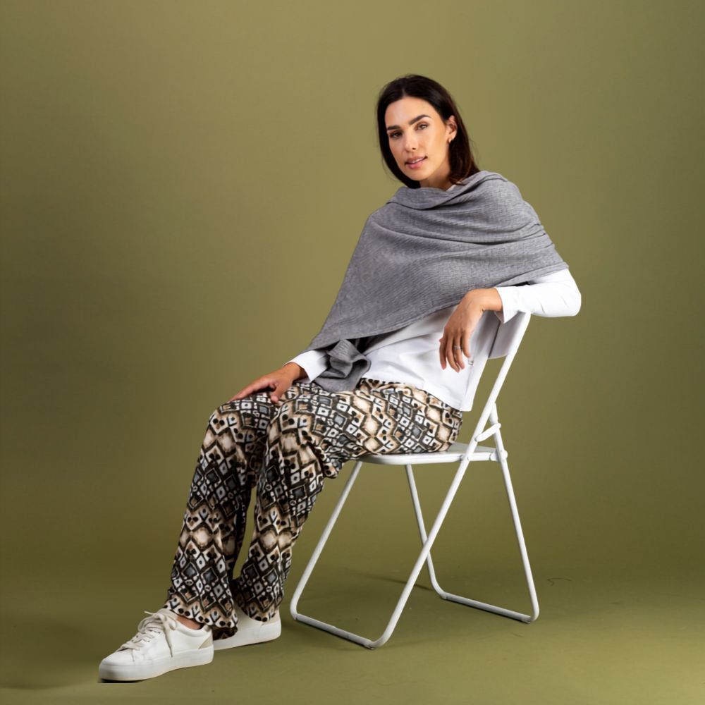 Assorted Blanket Stitch Shawl