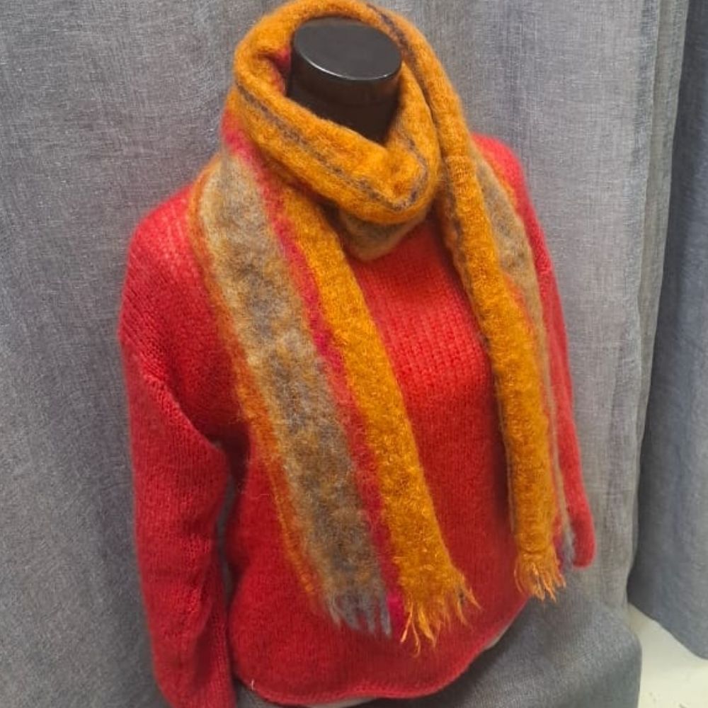 Mohair Scarf Autumn