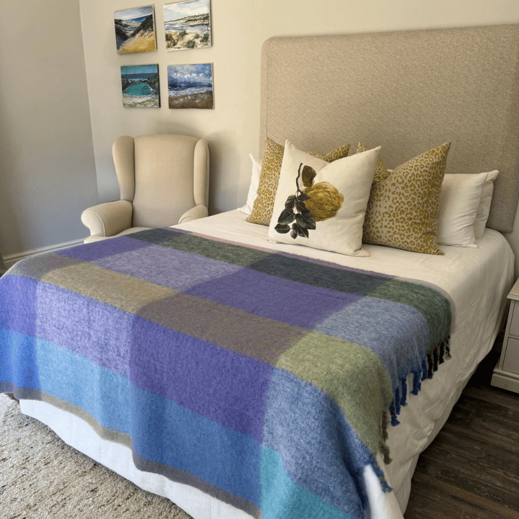 Lavender Fields Mohair Blanket