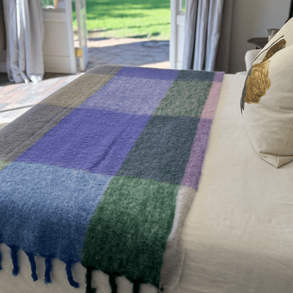 Lavender Fields Mohair Blanket