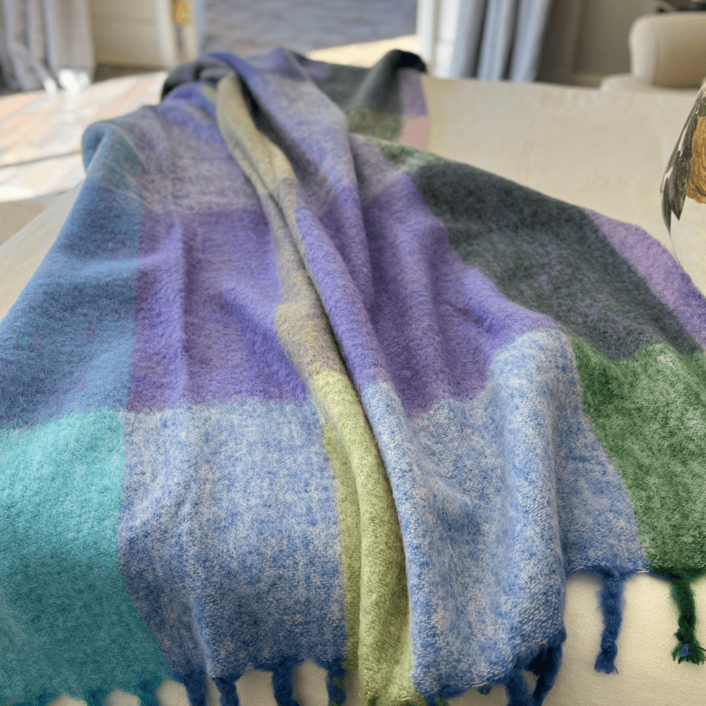 Lavender Fields Mohair Blanket