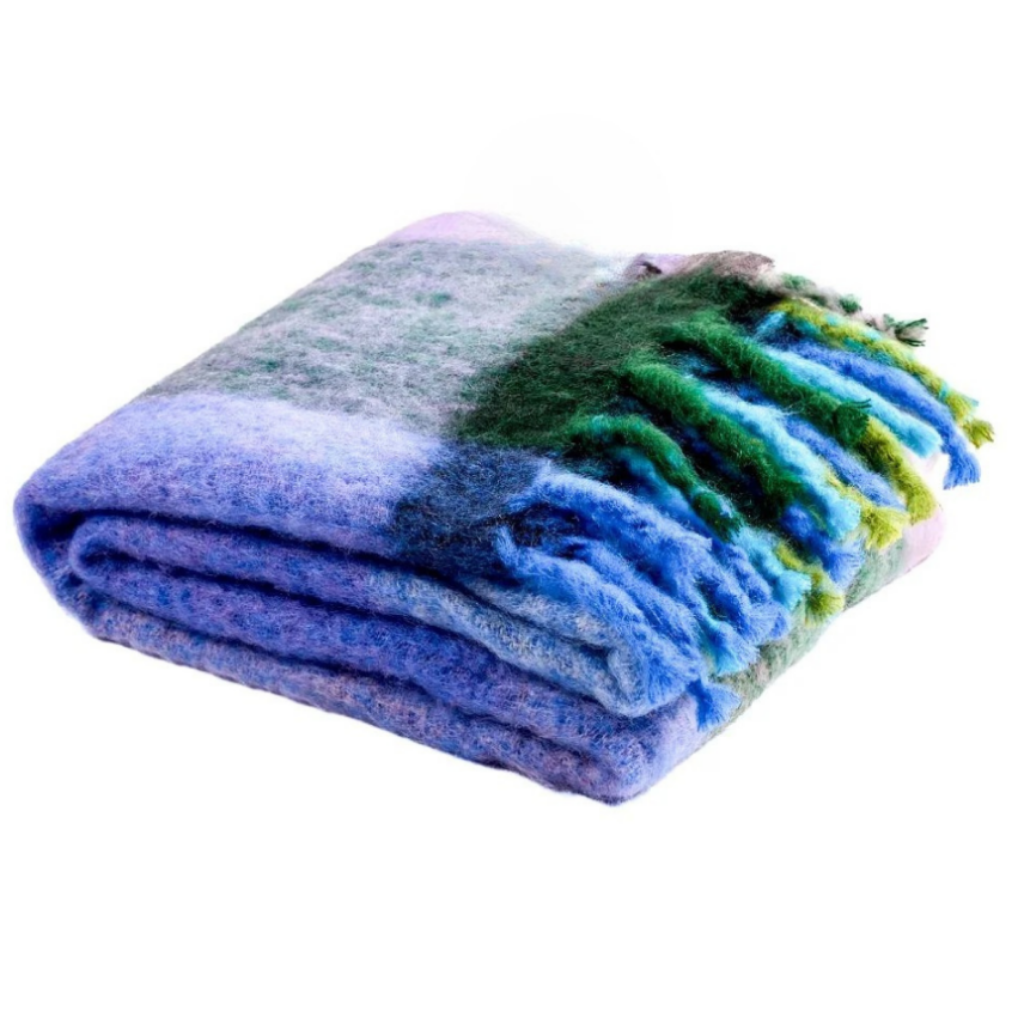 Lavender Fields Mohair Blanket