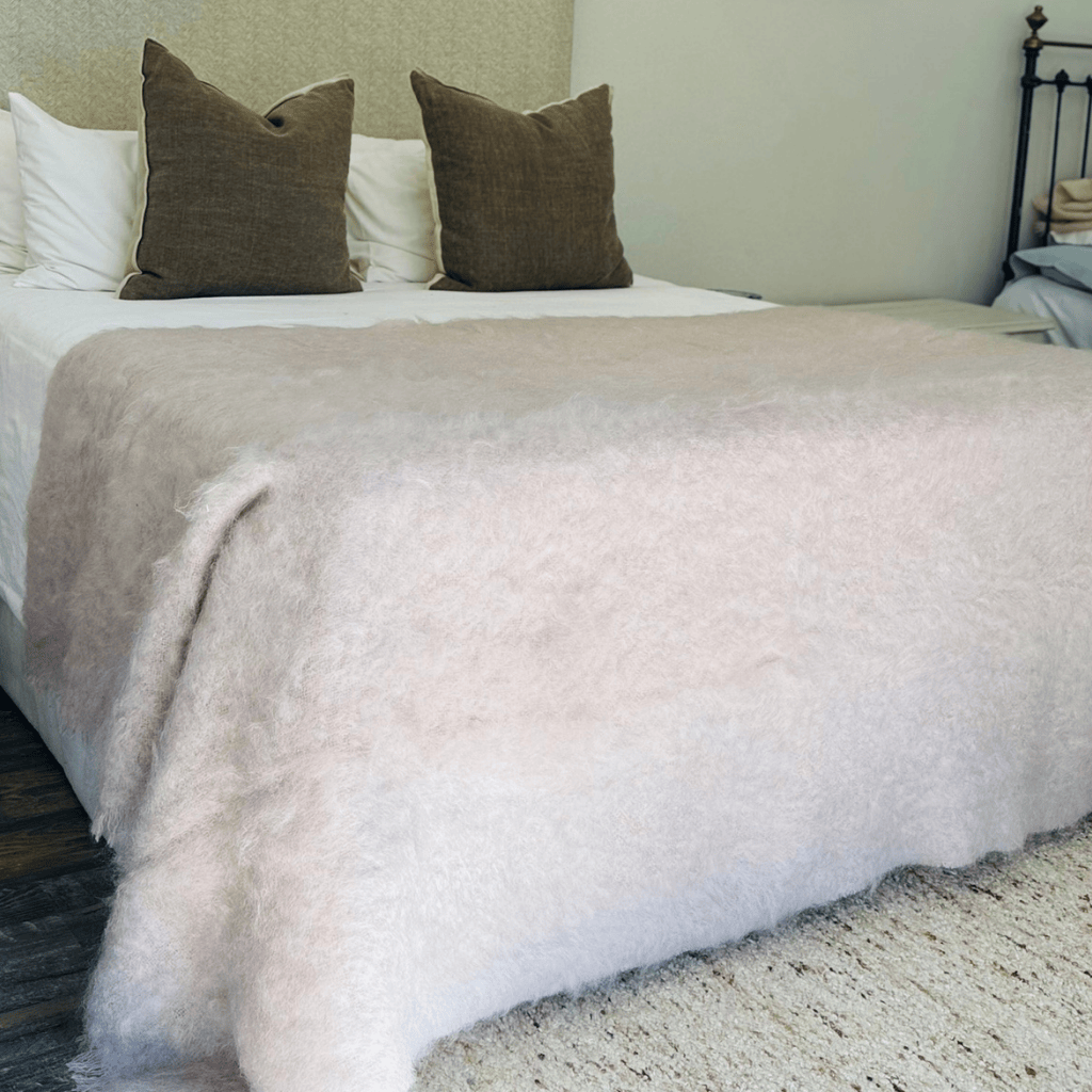 Jacquie O Light Mohair Blanket