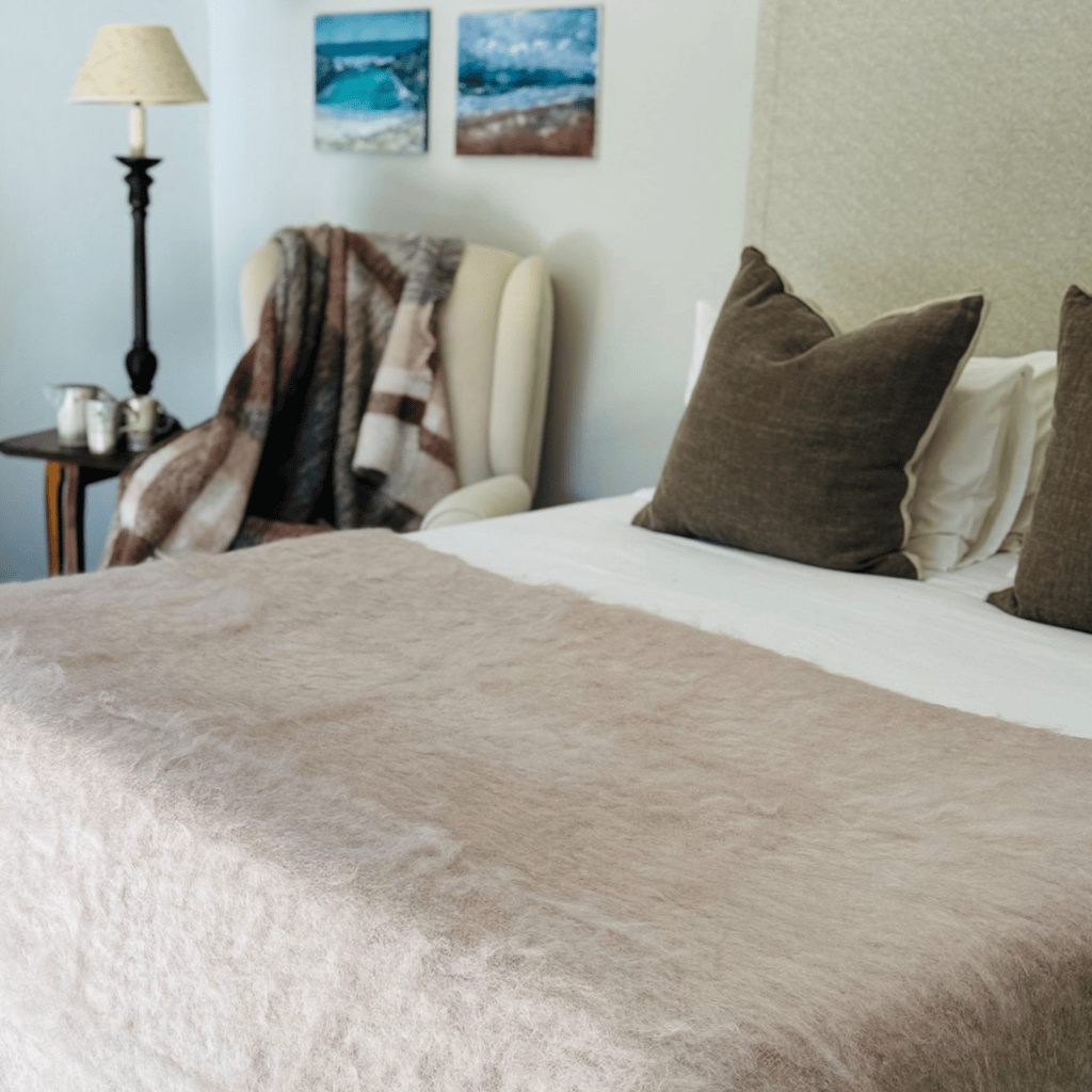 Jacquie O Light Mohair Blanket