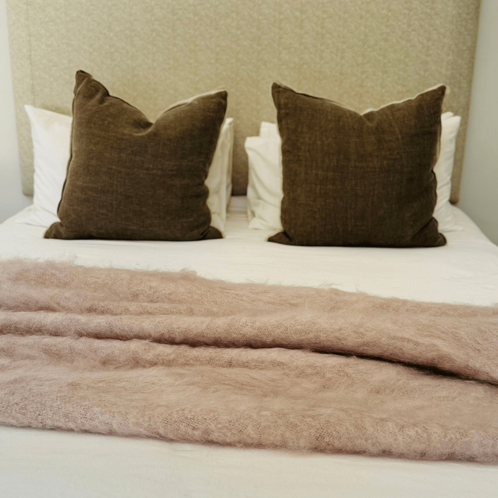 Jacquie O Light Mohair Blanket