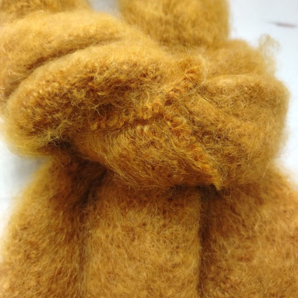 Mohair Scarf Rust .32 x 1.75 BM