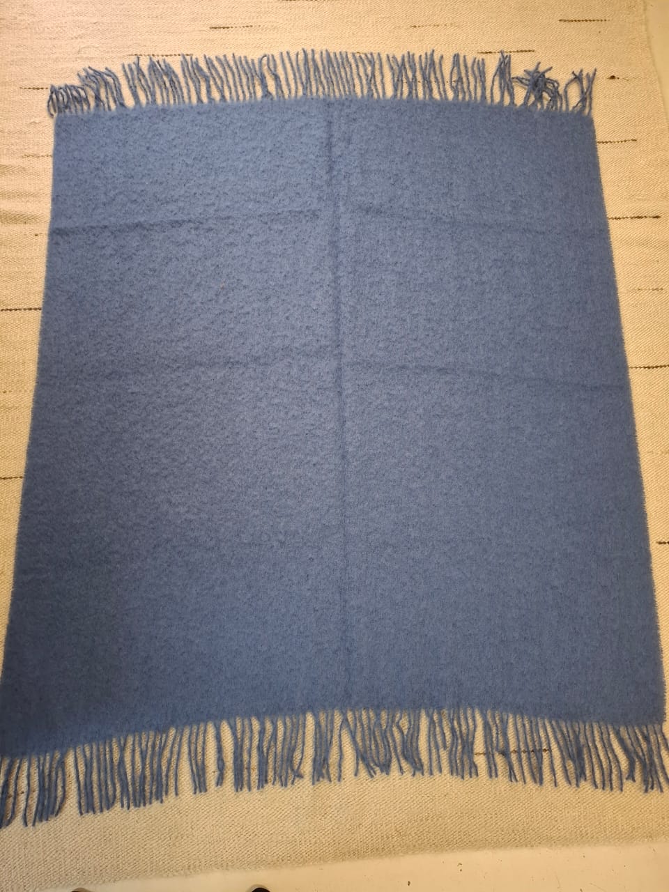 Denim Mohair Blanket