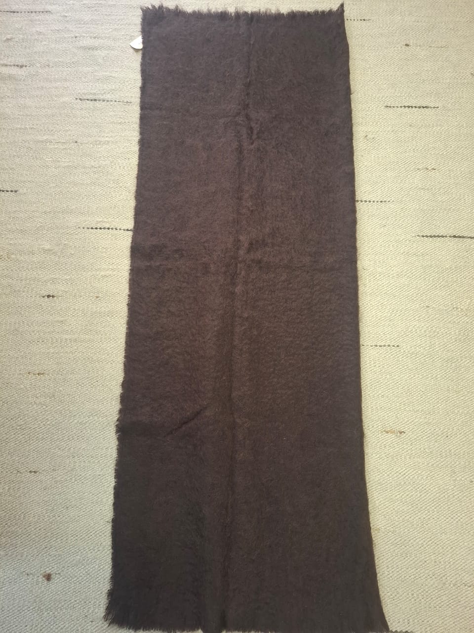 Chocolate Mohair Blanket