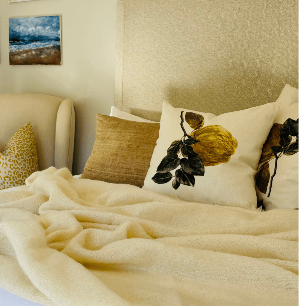 Natural Mohair Blanket