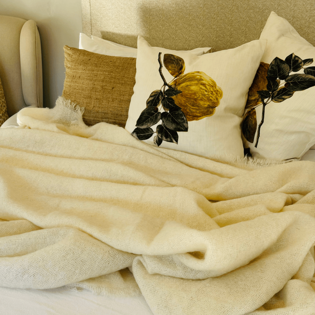 Natural Mohair Blanket
