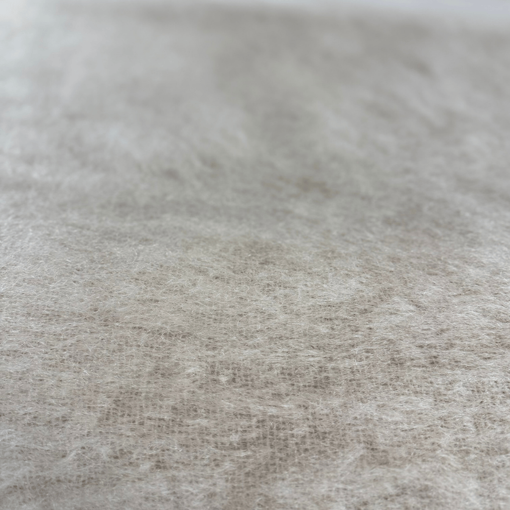Oatmeal Mohair Blanket